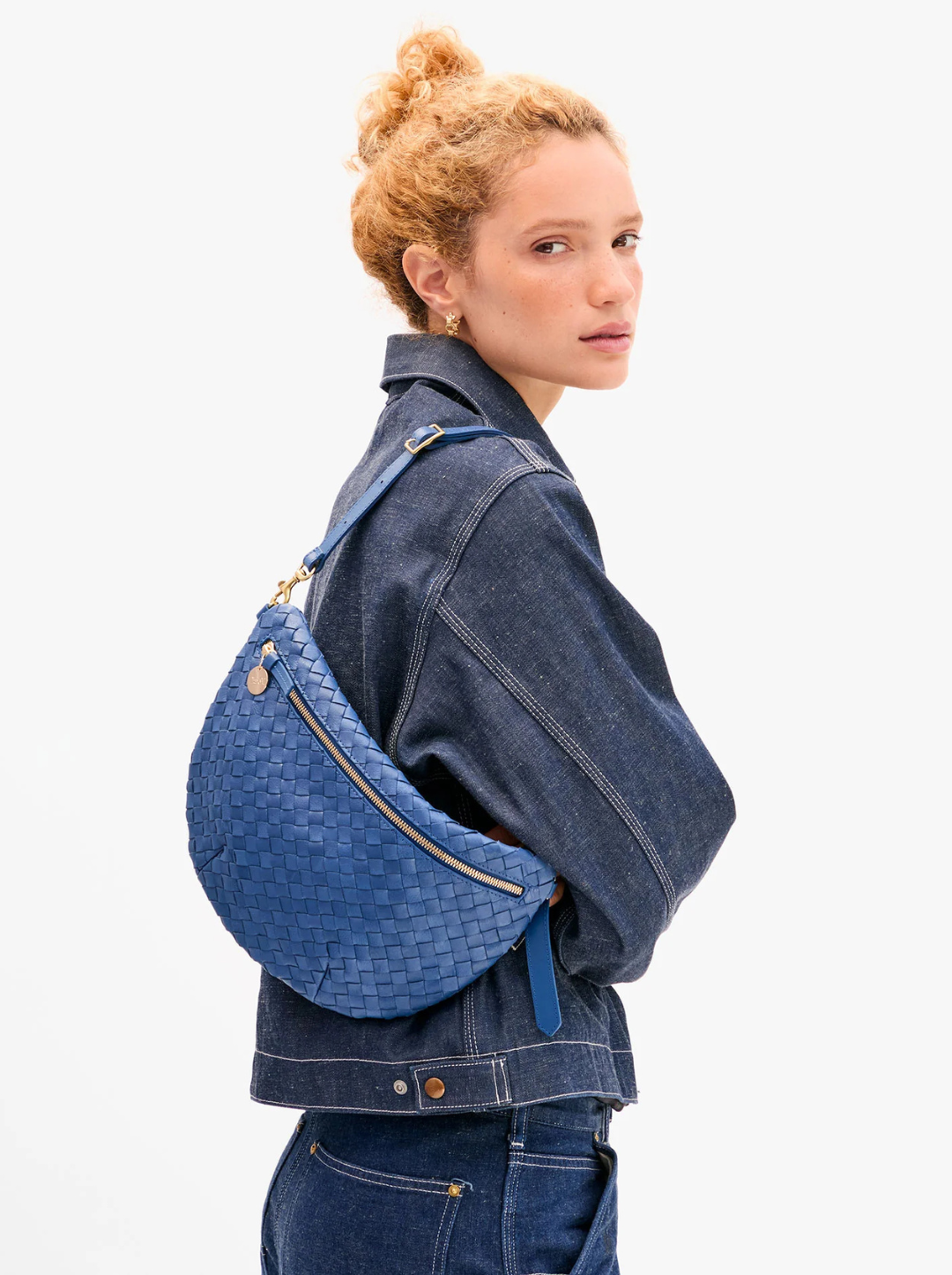 Grande Fanny - Medium Woven Diagonal