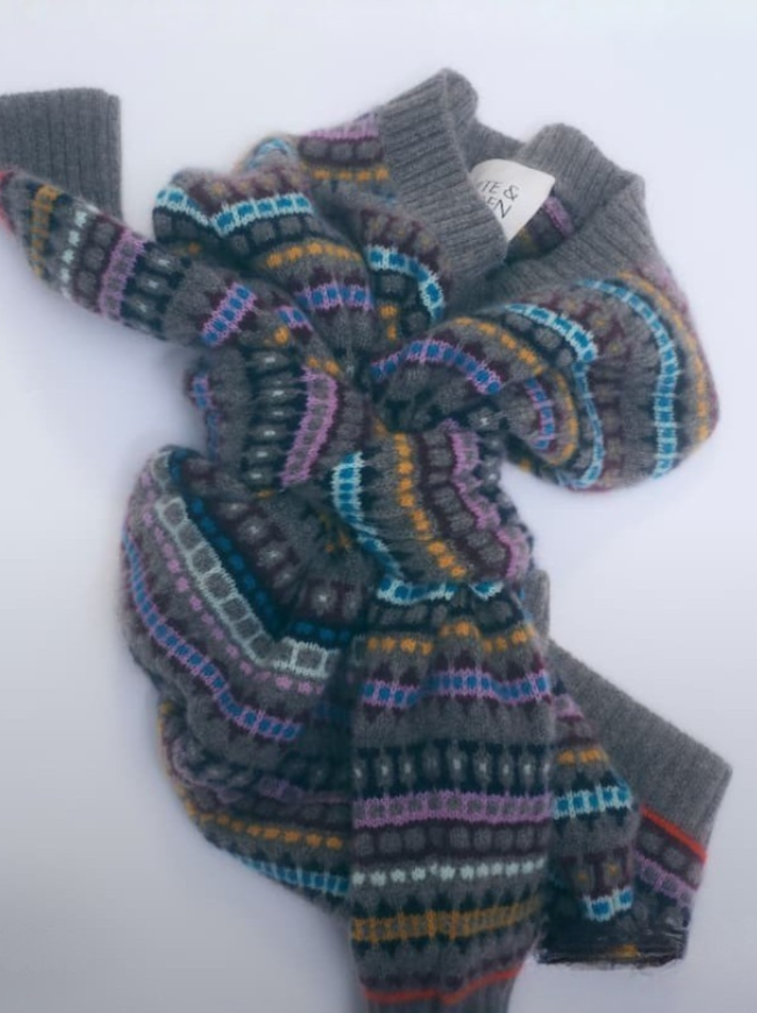 Cashmere Fair Isle Crewneck