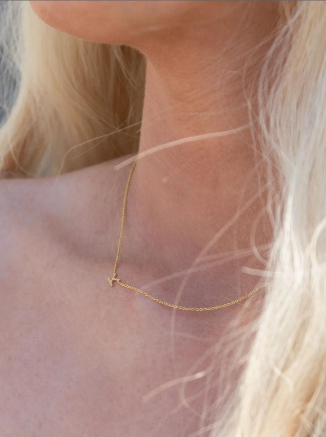 14k Letter Necklace