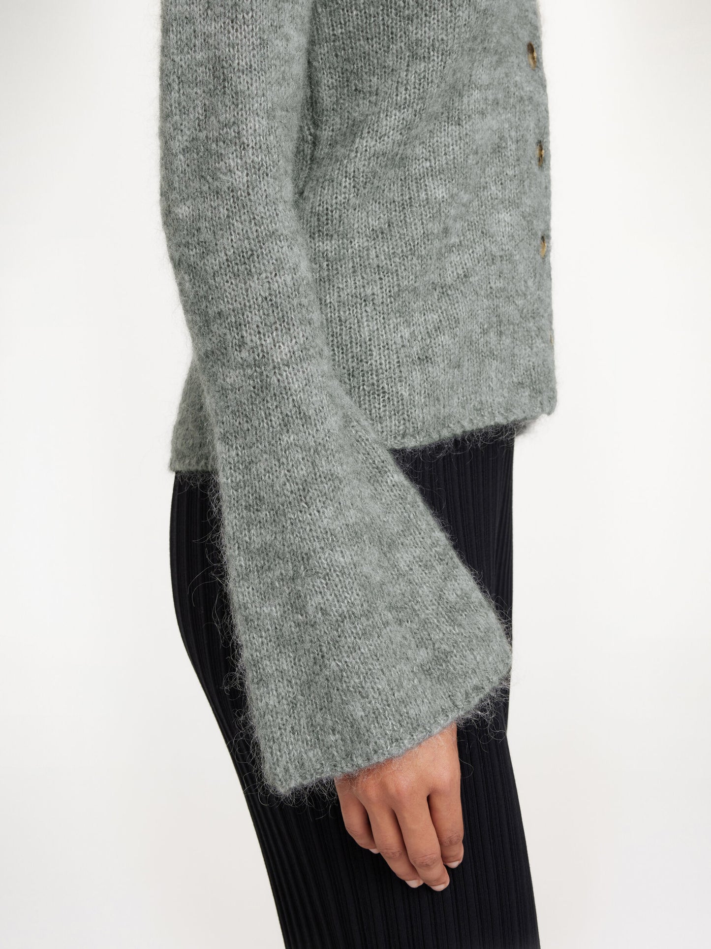 Cirane Wool-Blend Cardigan
