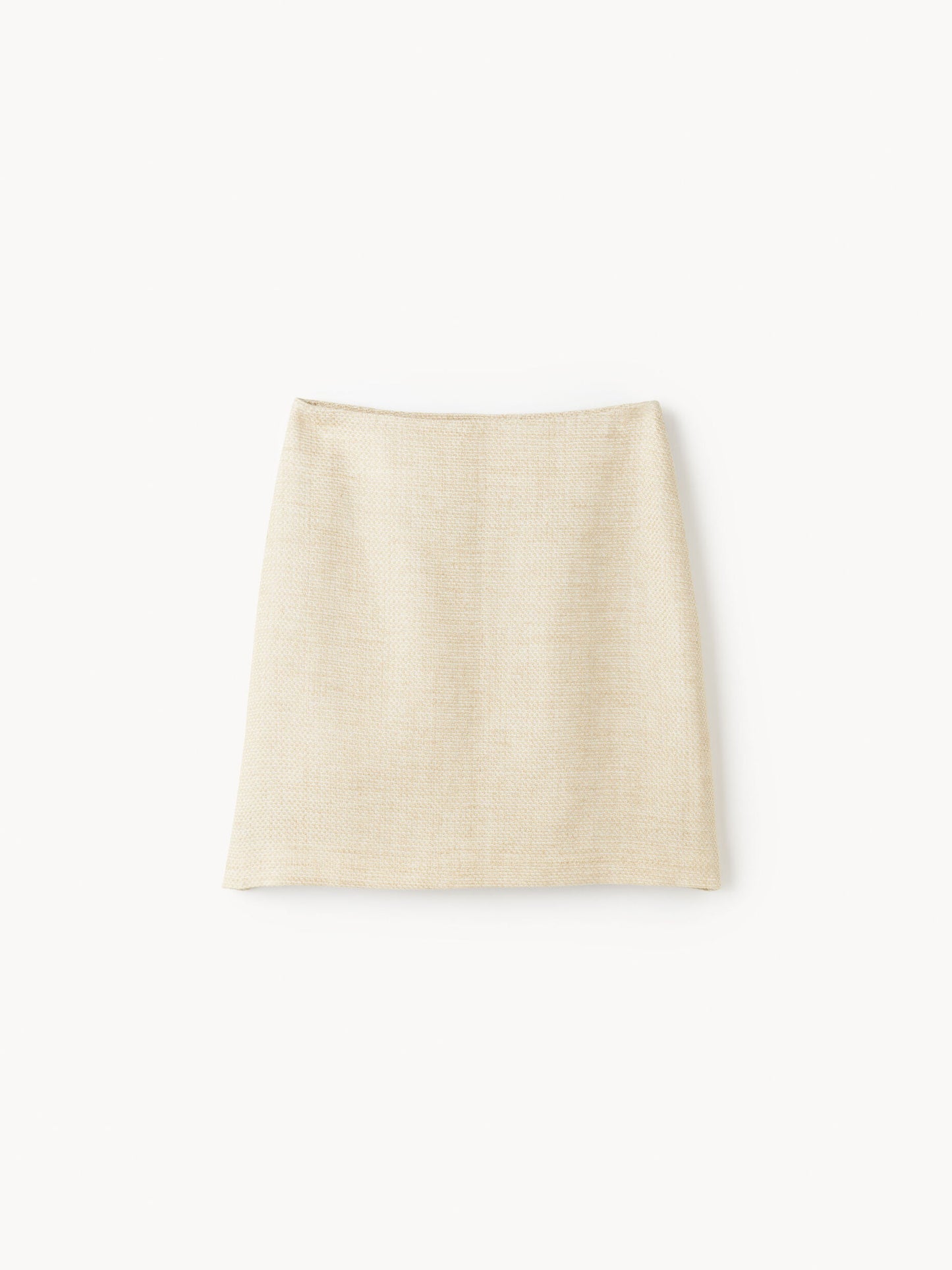 Chambray Mini Skirt