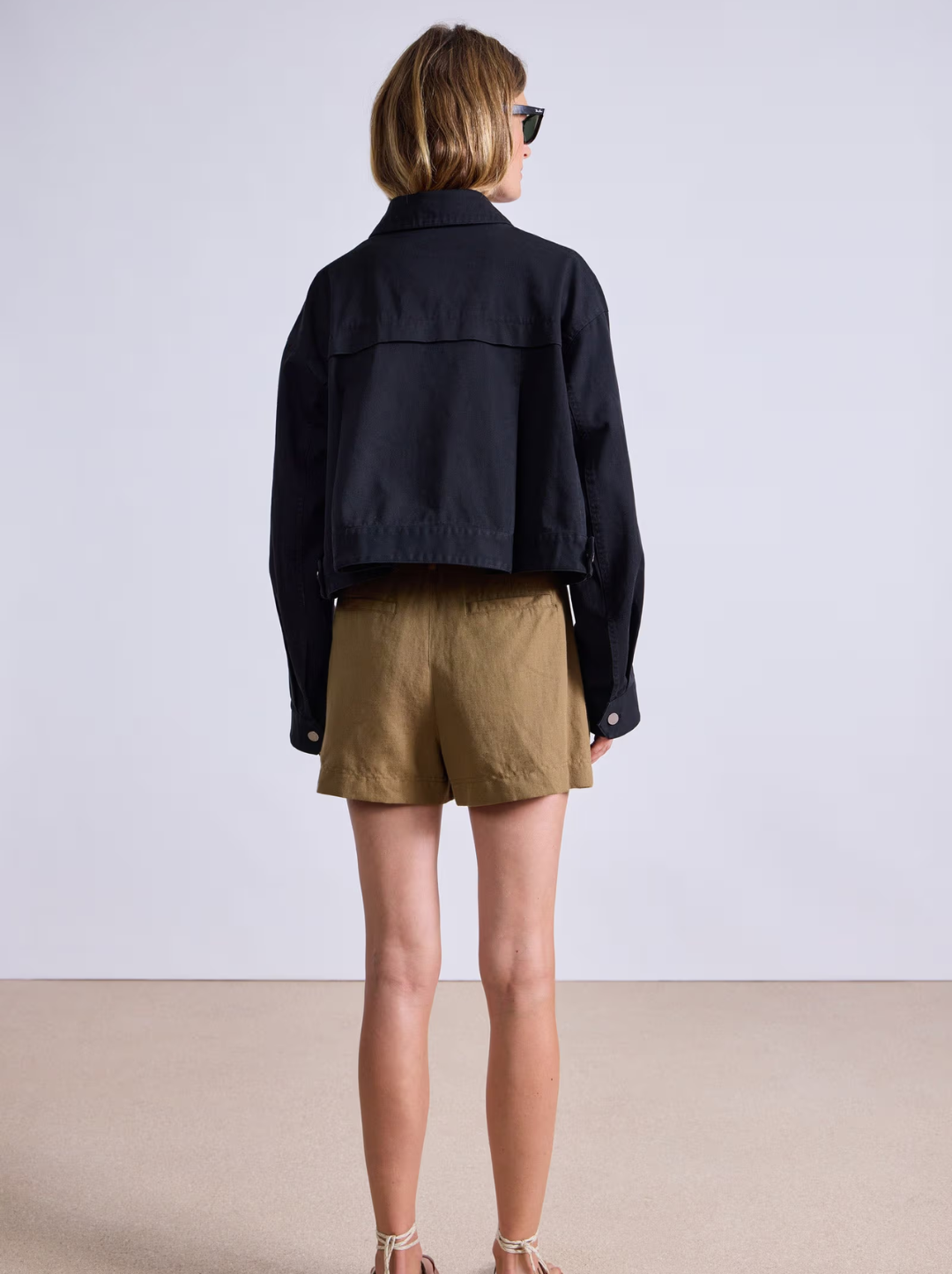 Cropped Trapeze Jacket