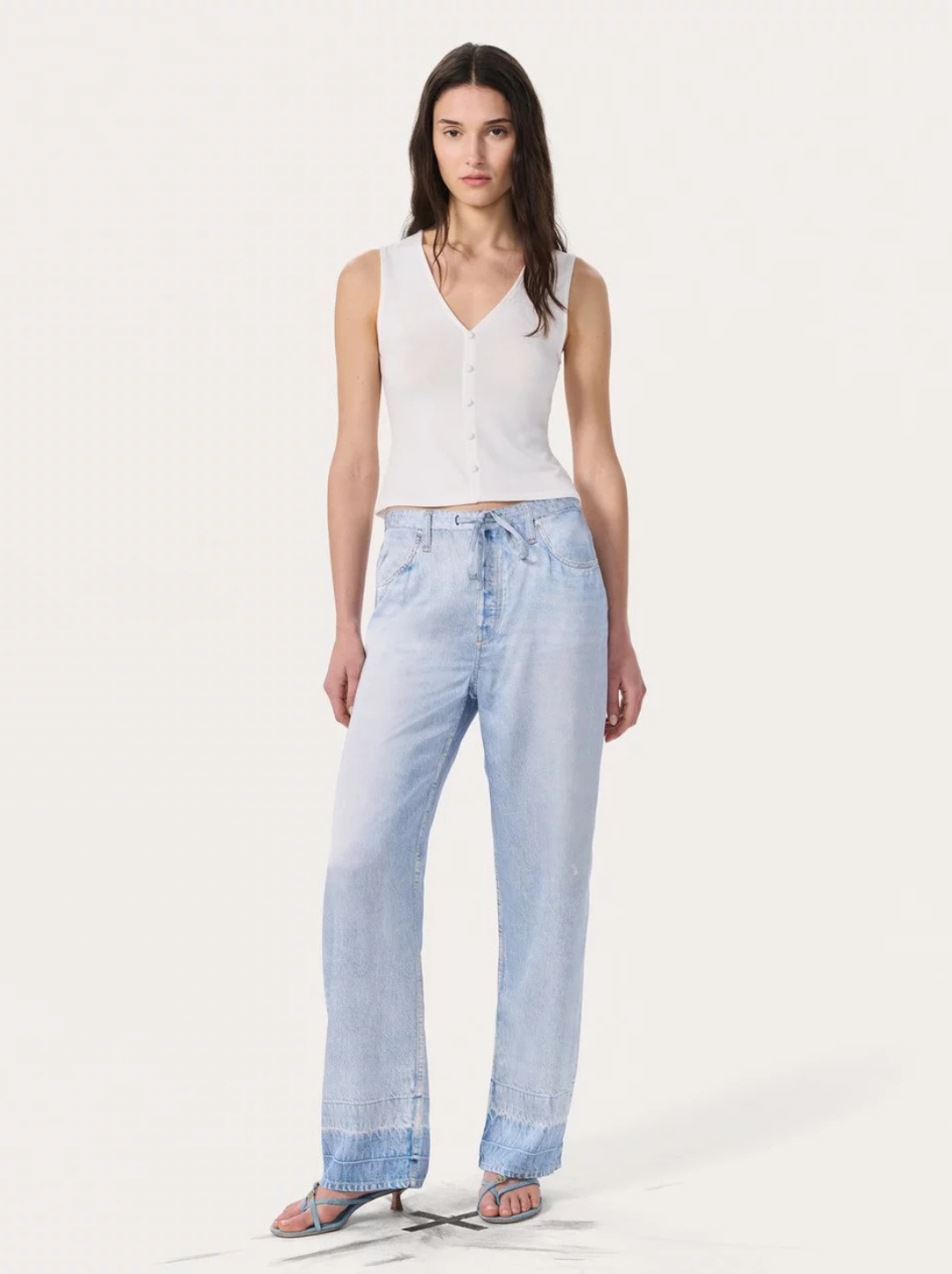 Miramar Satin Phoebe Drawstring Pant