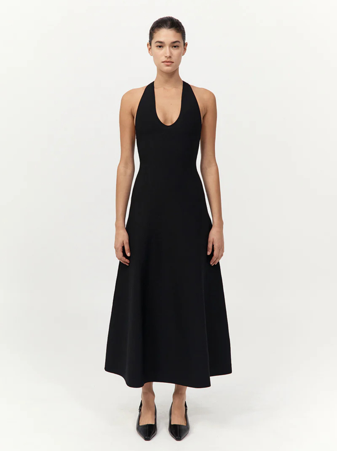 St. Agni Sculpted Knit Dress - Black St. Agni Sculpted Knit Dress - Black