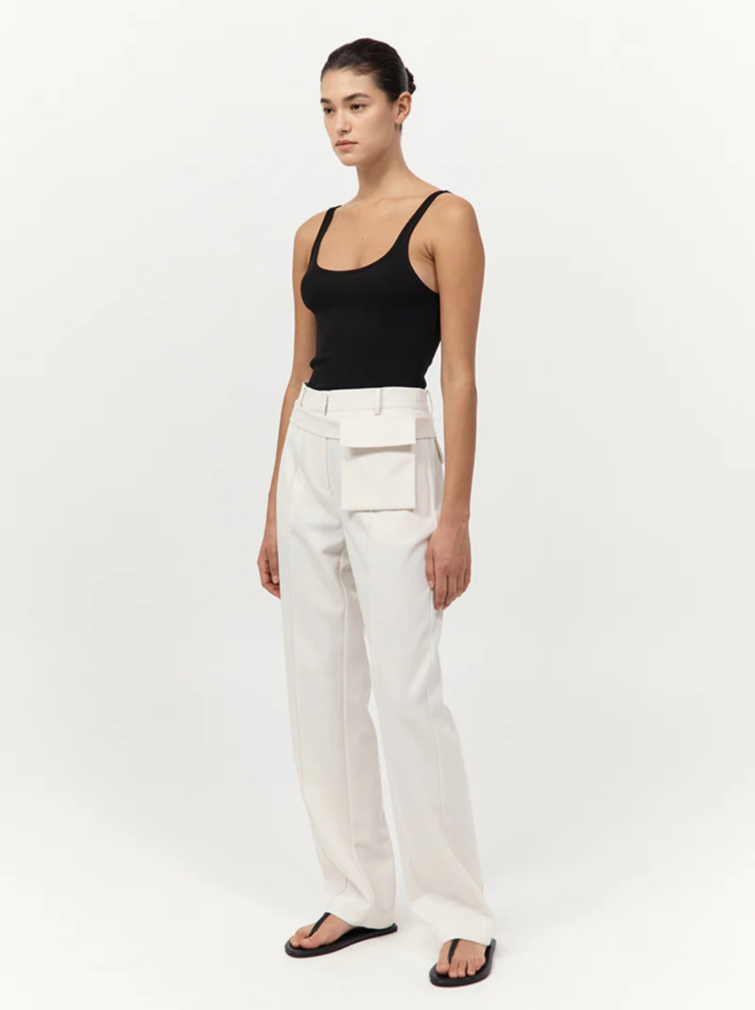 Organic Cotton Slim Scoop Tank