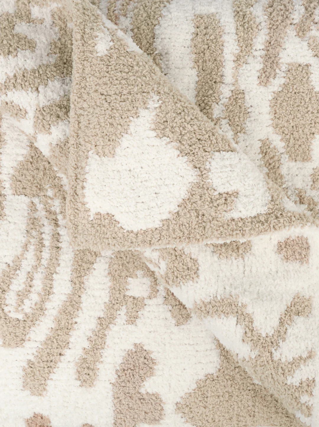 Chenilla Cloud Throw - Damask