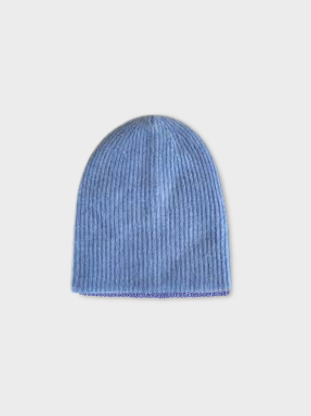 Cashmere Plush Ribbed Beanie