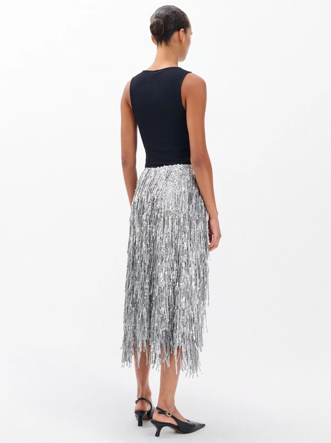 Billie Sequin Midi Skirt