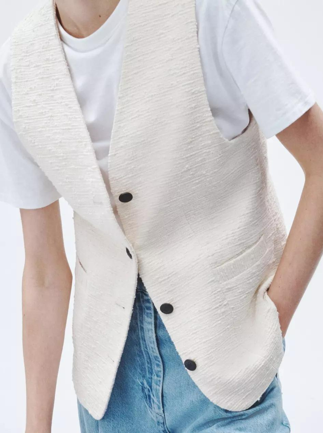Charlotte Linen Vest