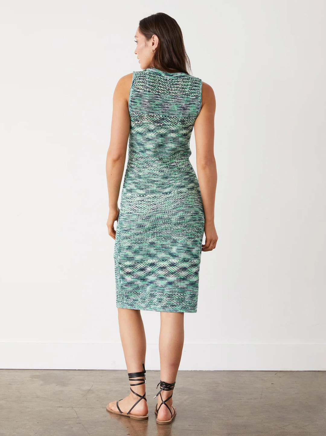 Space-Dye Crochet Tank Dress