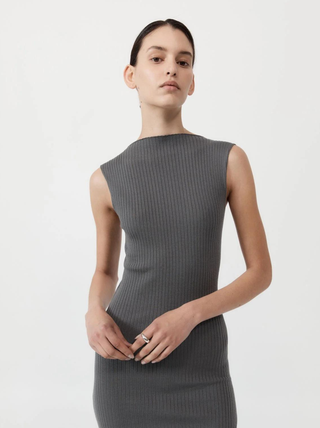 Cut Away Knit Dress