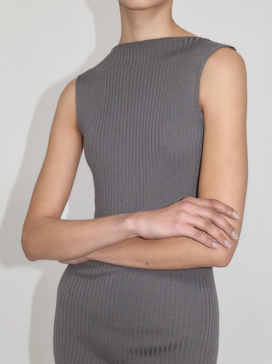 Cut Away Knit Dress