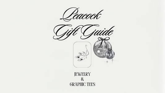 PEACOCK GIFT GUIDE 2024: JEWELRY & GRAPHIC TEES