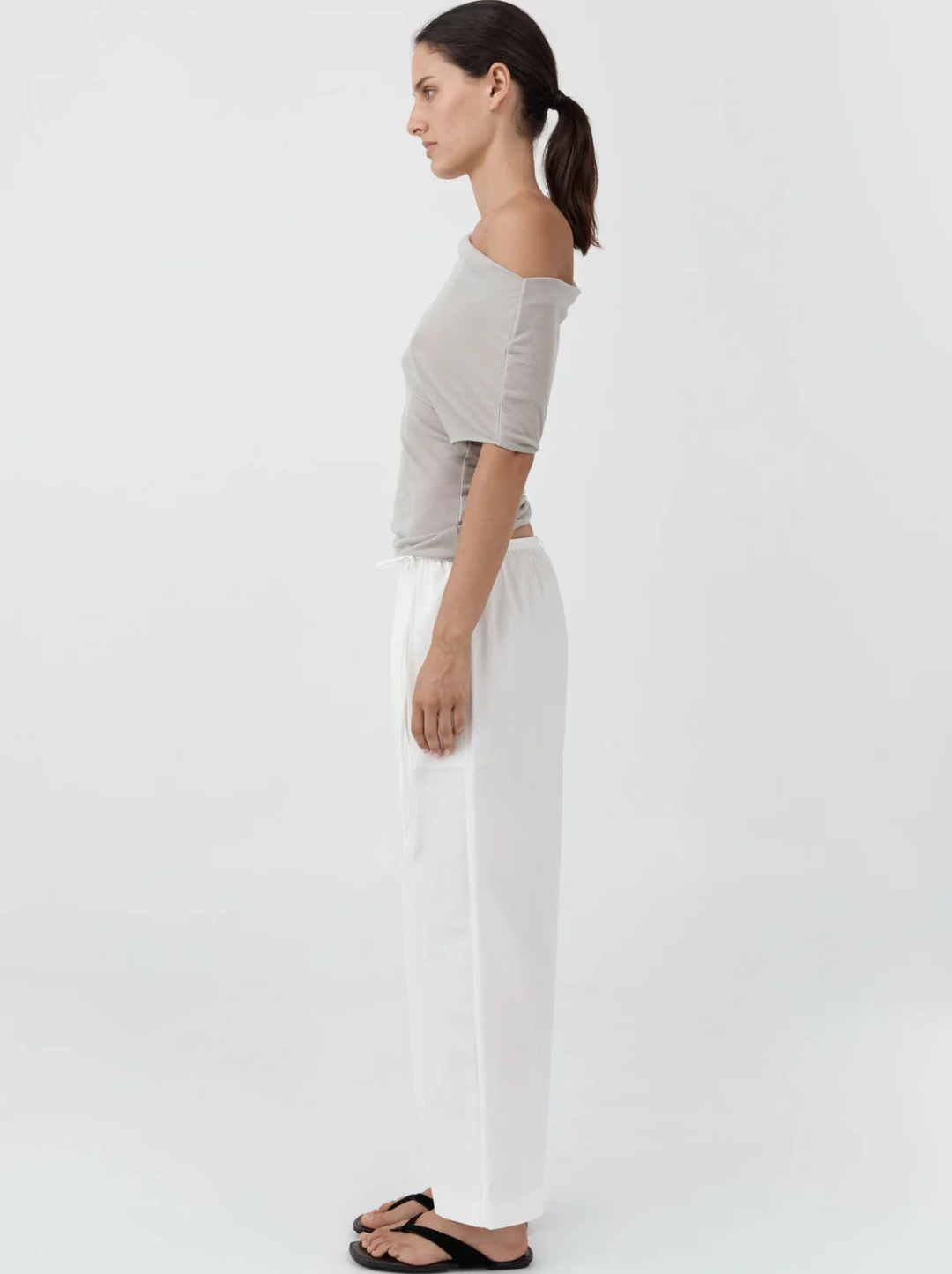Fine Rouleau Crop Pants