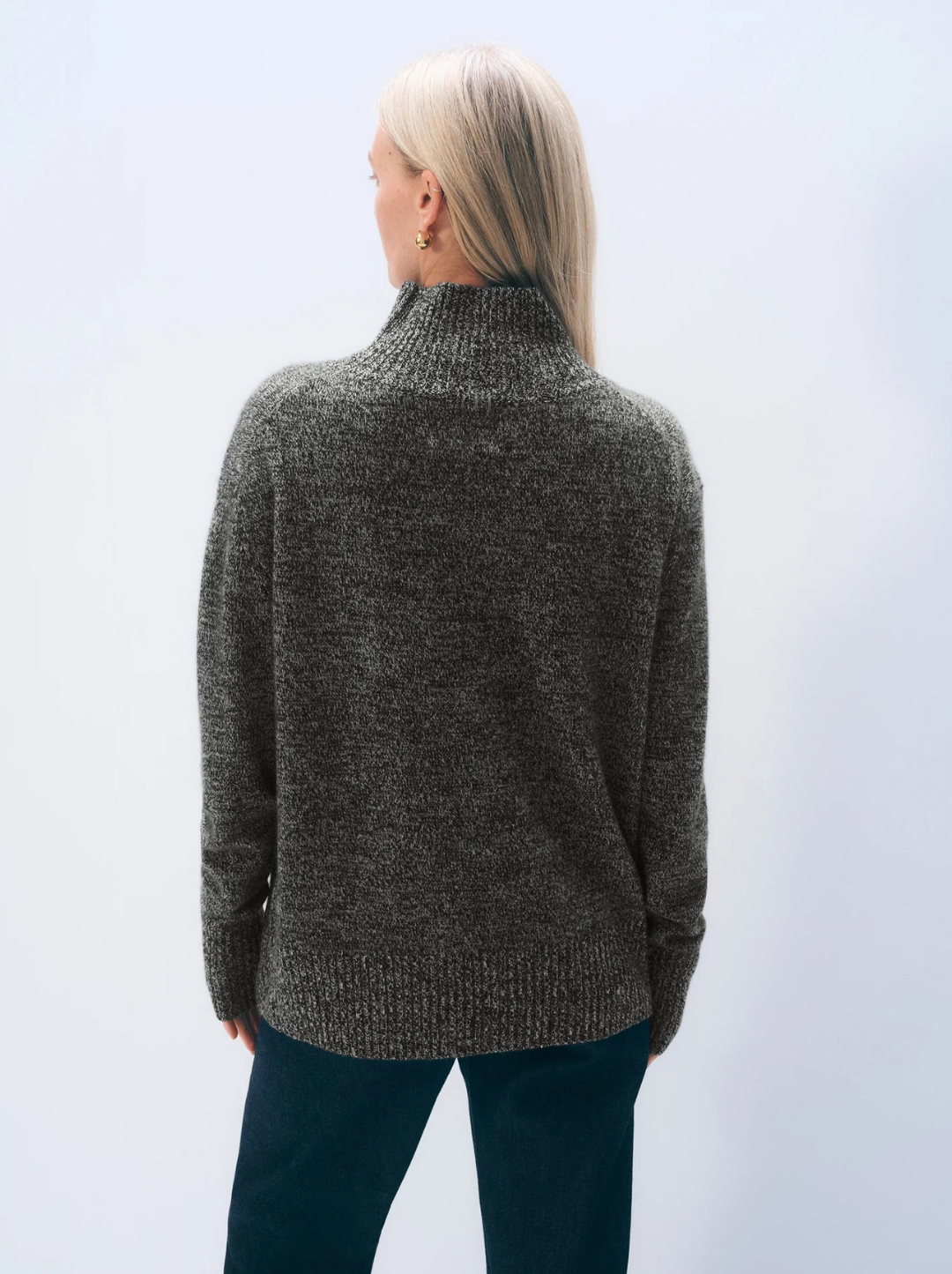 Cashmere Oversized Standneck