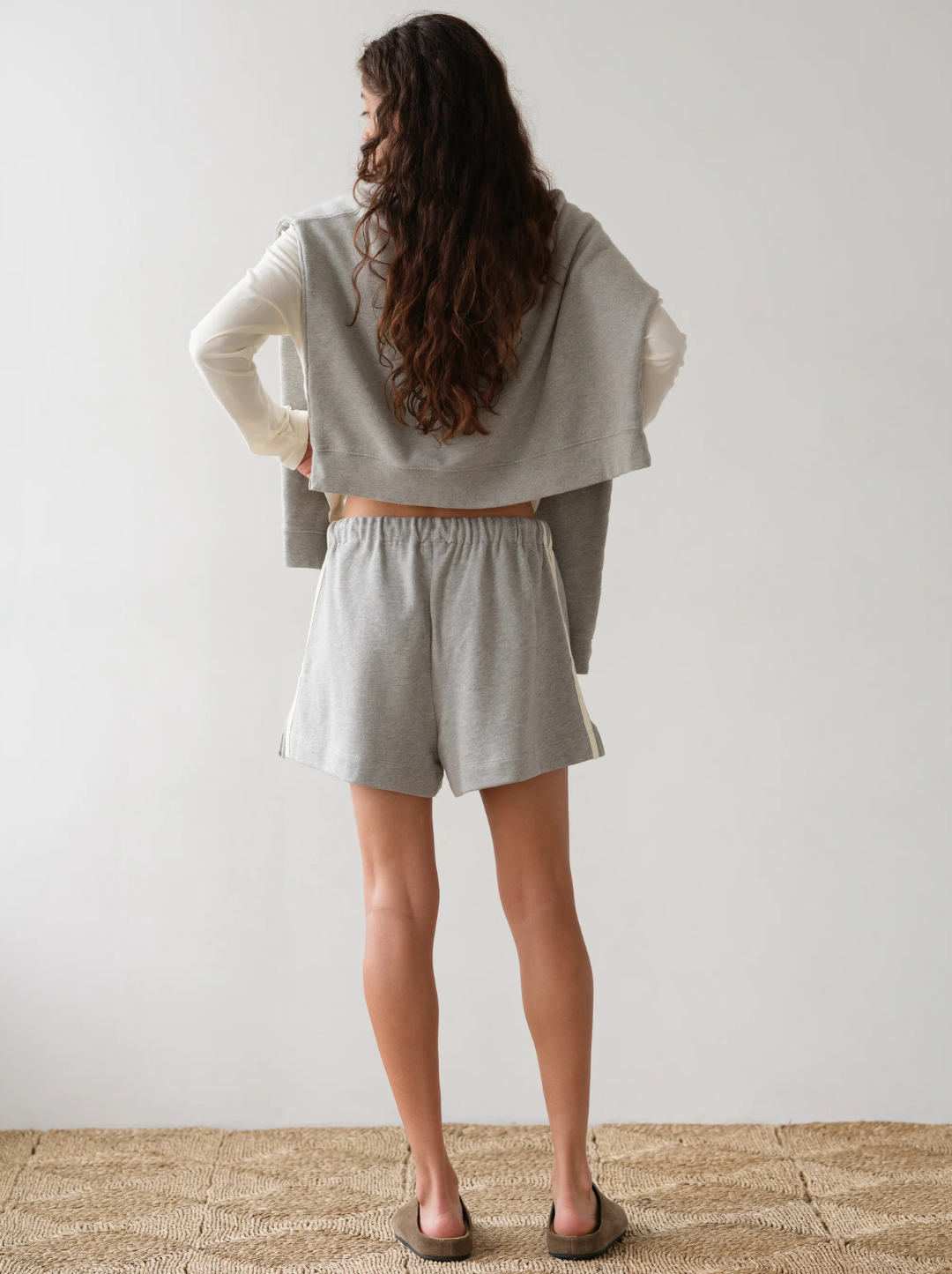 The Stripe Eco-Terry Short