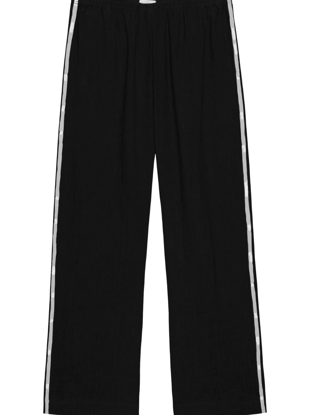 The Linen Crop Racer Stripe Pant