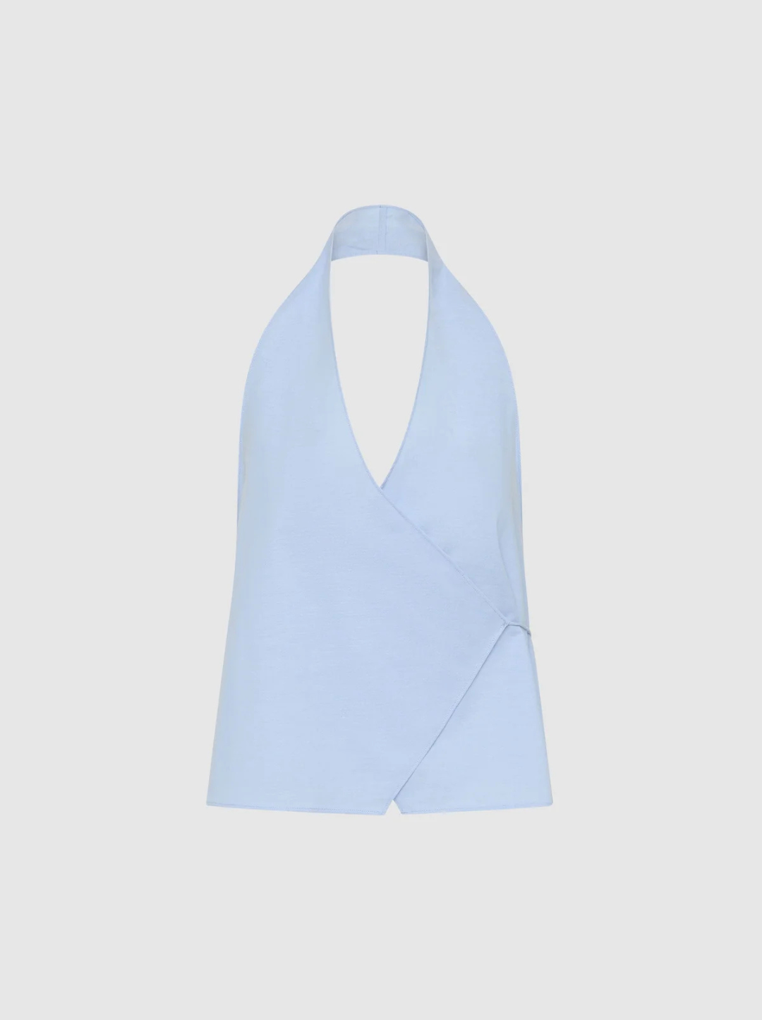 Oxford Wrap Top