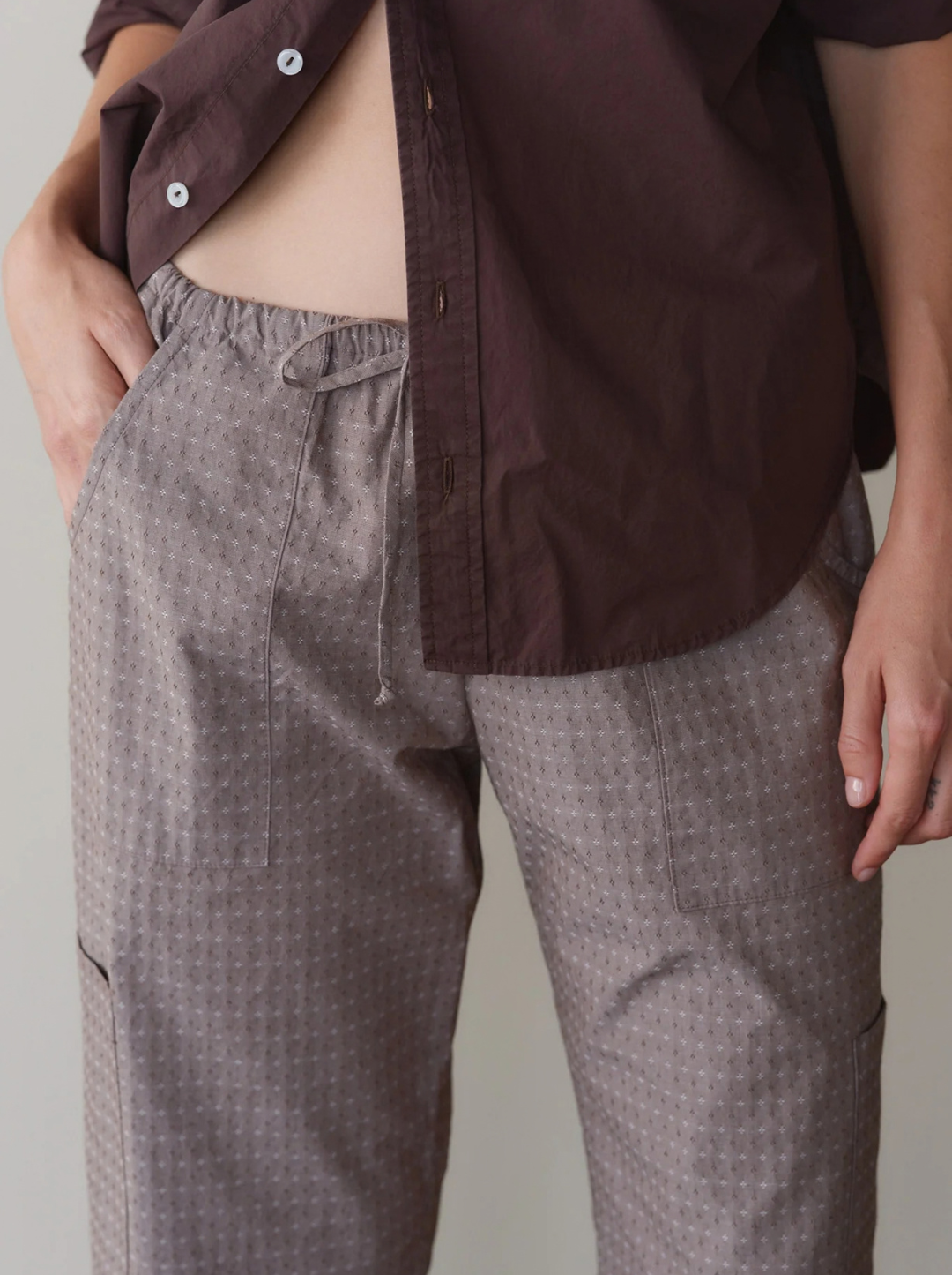 The Cotton Dobby Cargo Pant