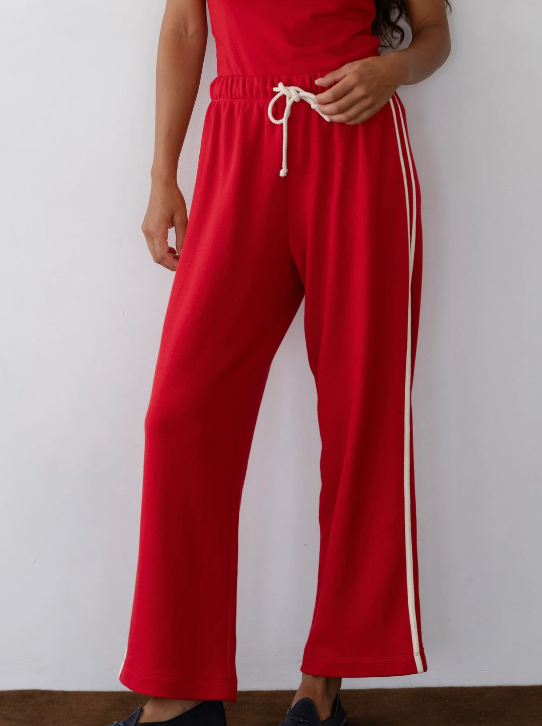 The Eco-Terry Stripe Pant