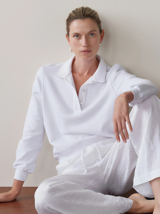 The Eco-Terry Polo Sweatshirt