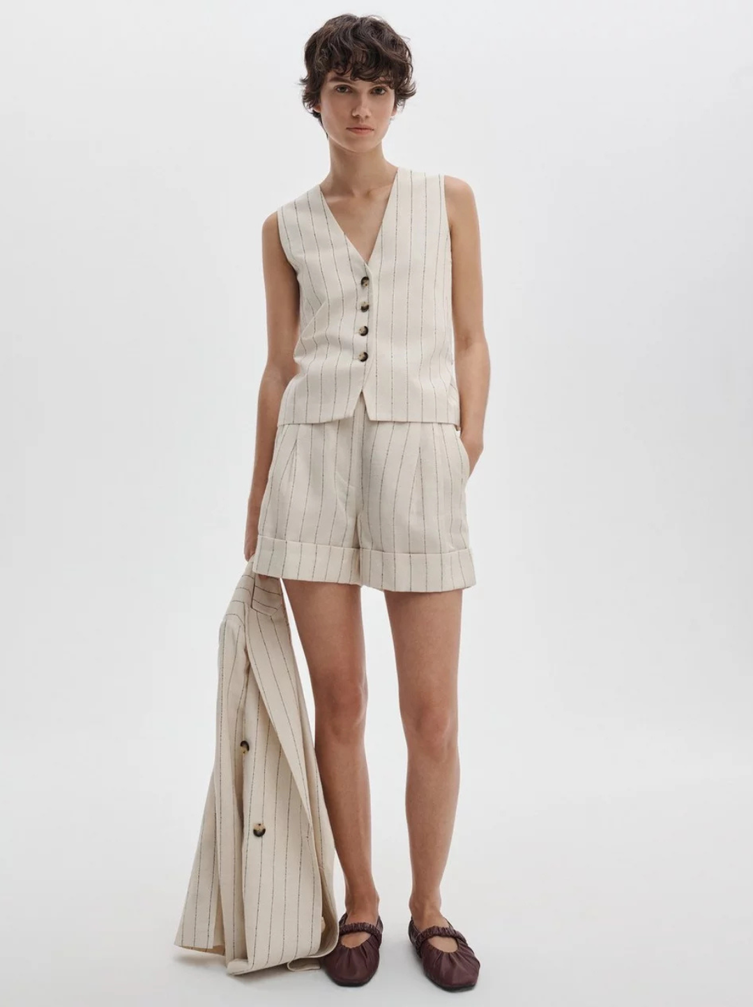 Paulette Stripe Vest