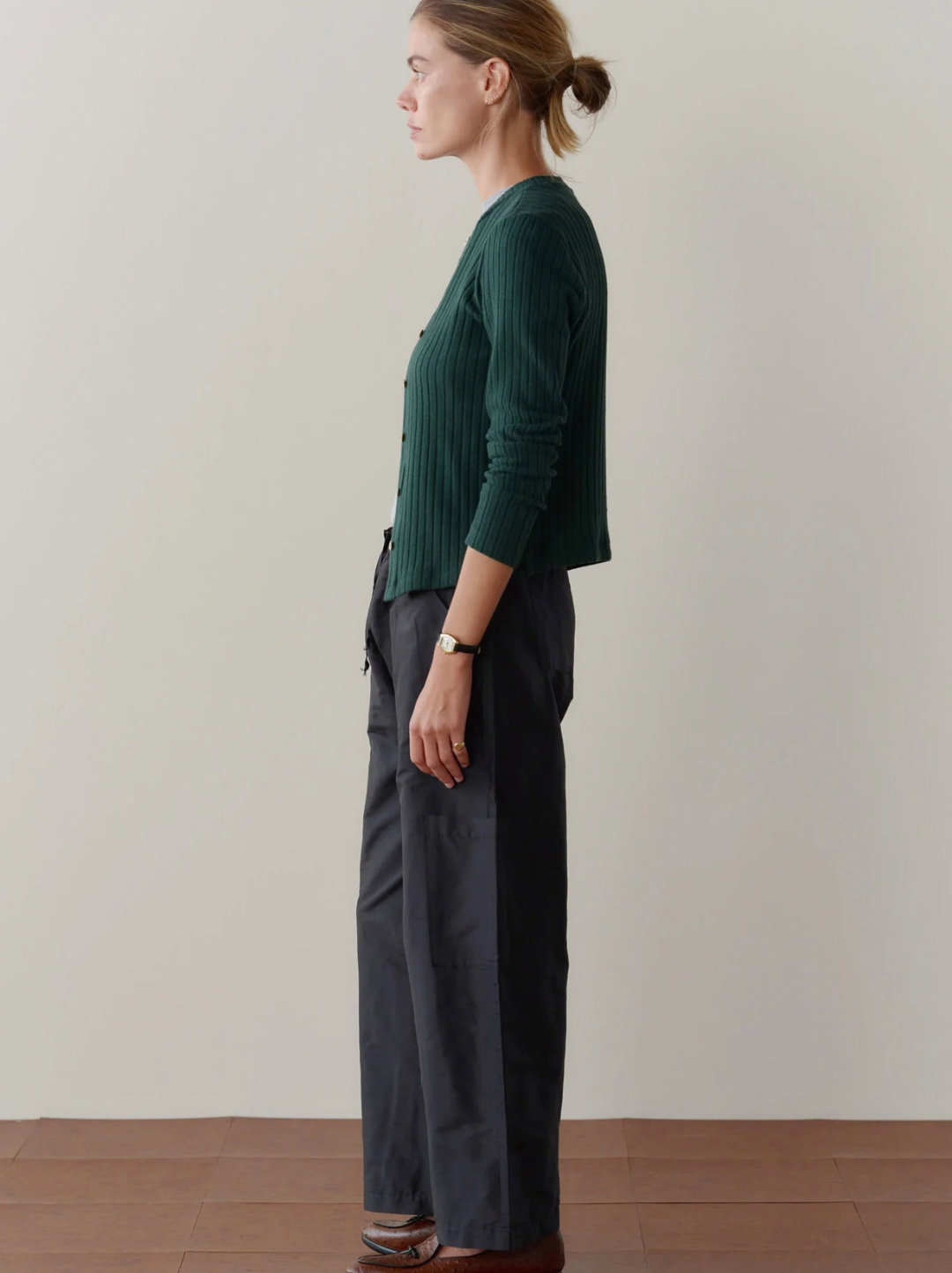 The Silk Taffeta Cargo Pant