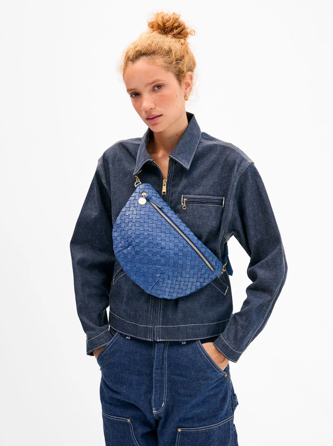 Grande Fanny - Medium Woven Diagonal