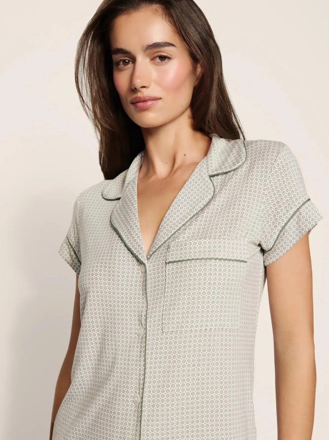 Gisele Printed Shortie PJ Set