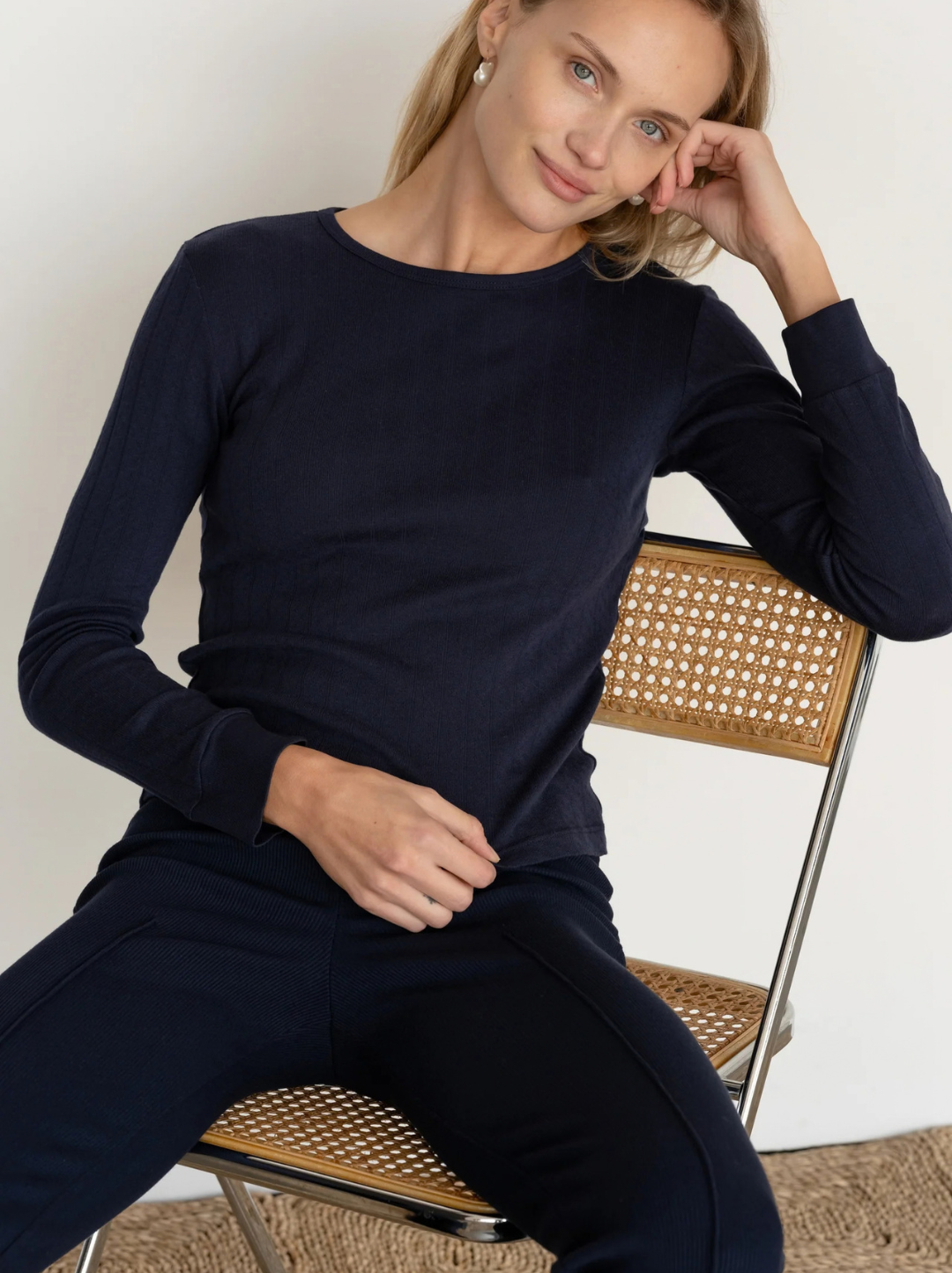 The Pointelle Long Sleeve