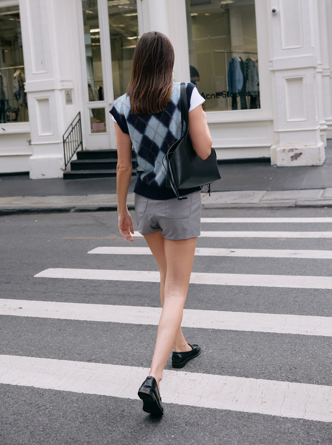 Mohair Luxe Argyle Vest