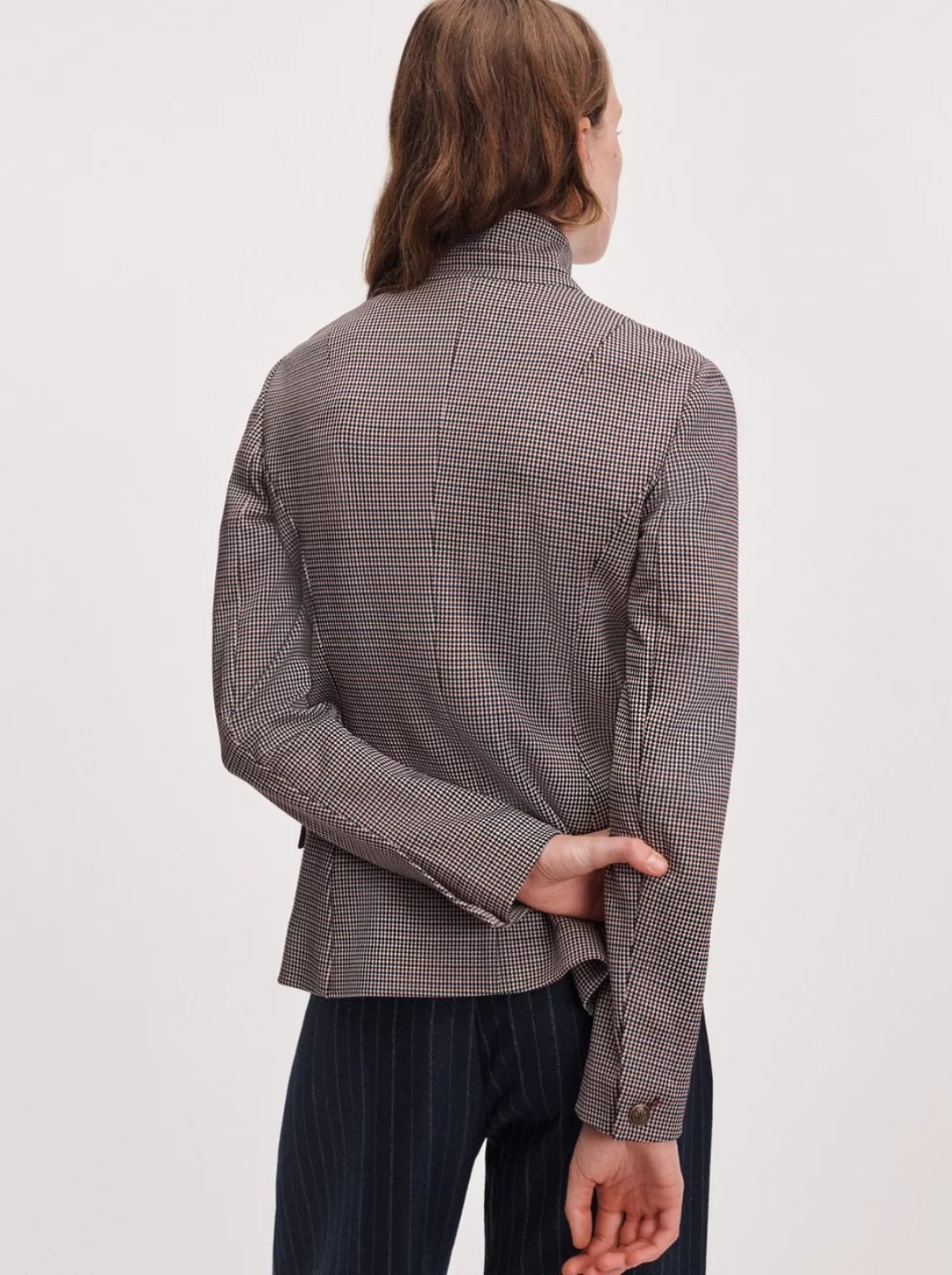 Slade Ponte Jacquard Blazer