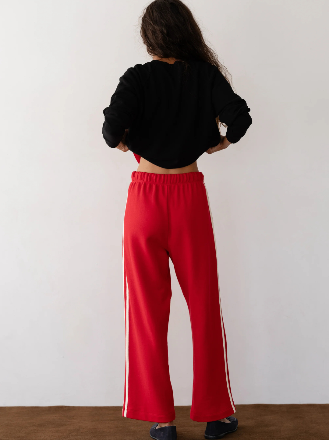 The Eco-Terry Stripe Pant
