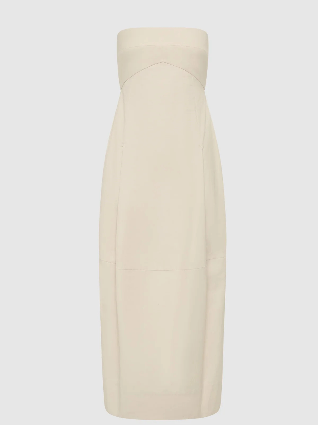 Canvas Pleat Cocoon Dress
