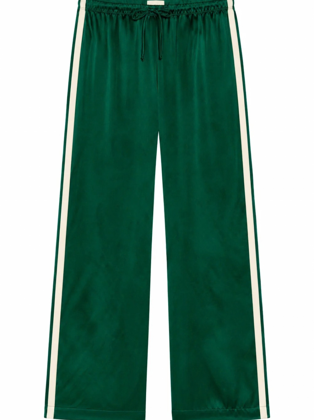 The Silk Stripe Crop Pant