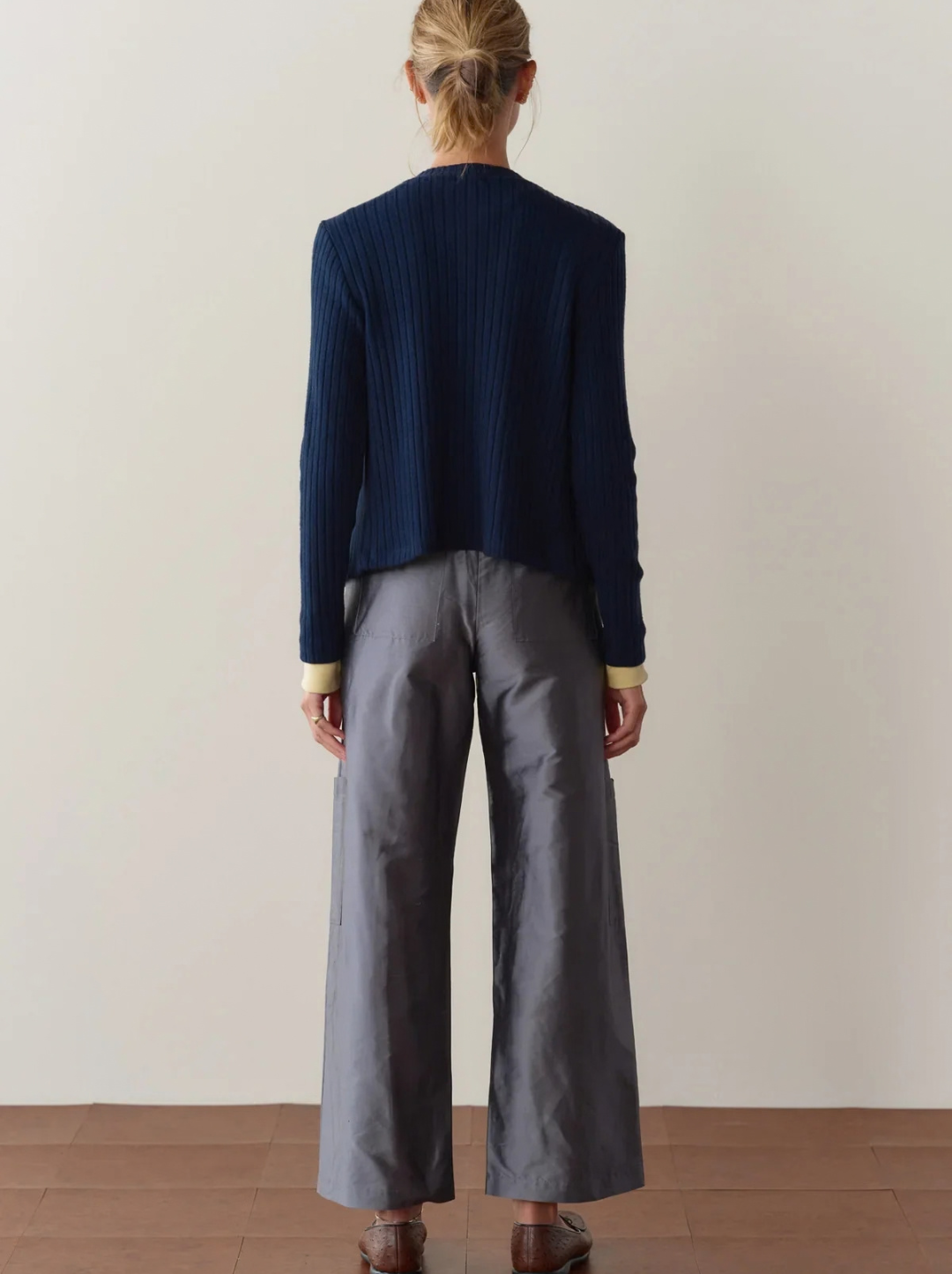 The Silk Taffeta Cargo Pant