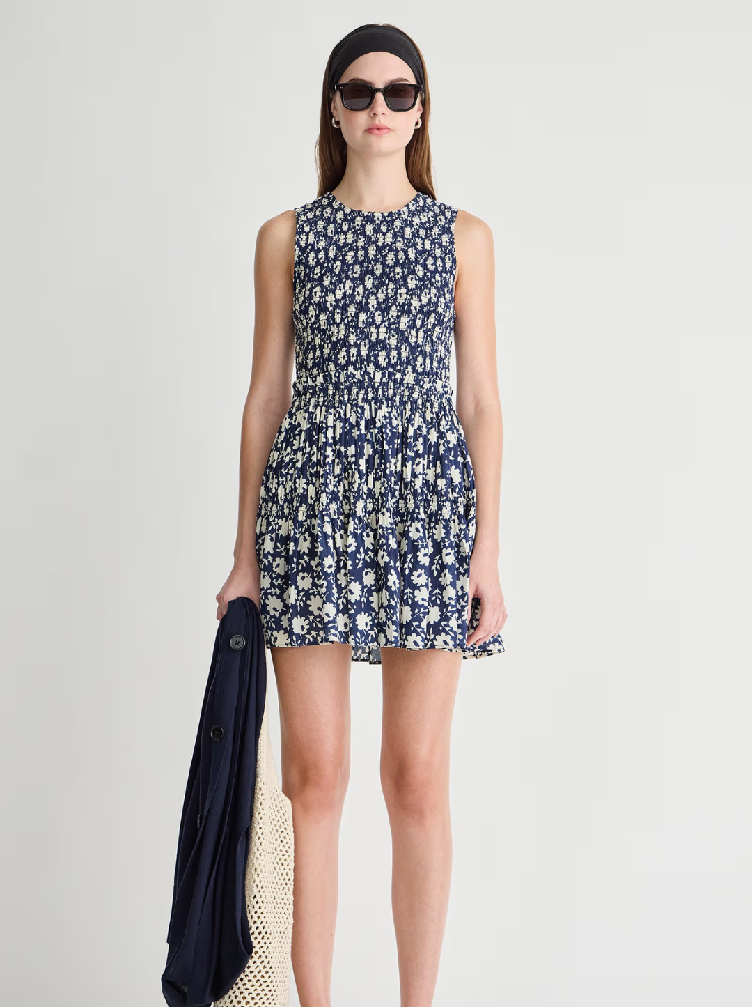 Lore Smocked Mini Dress