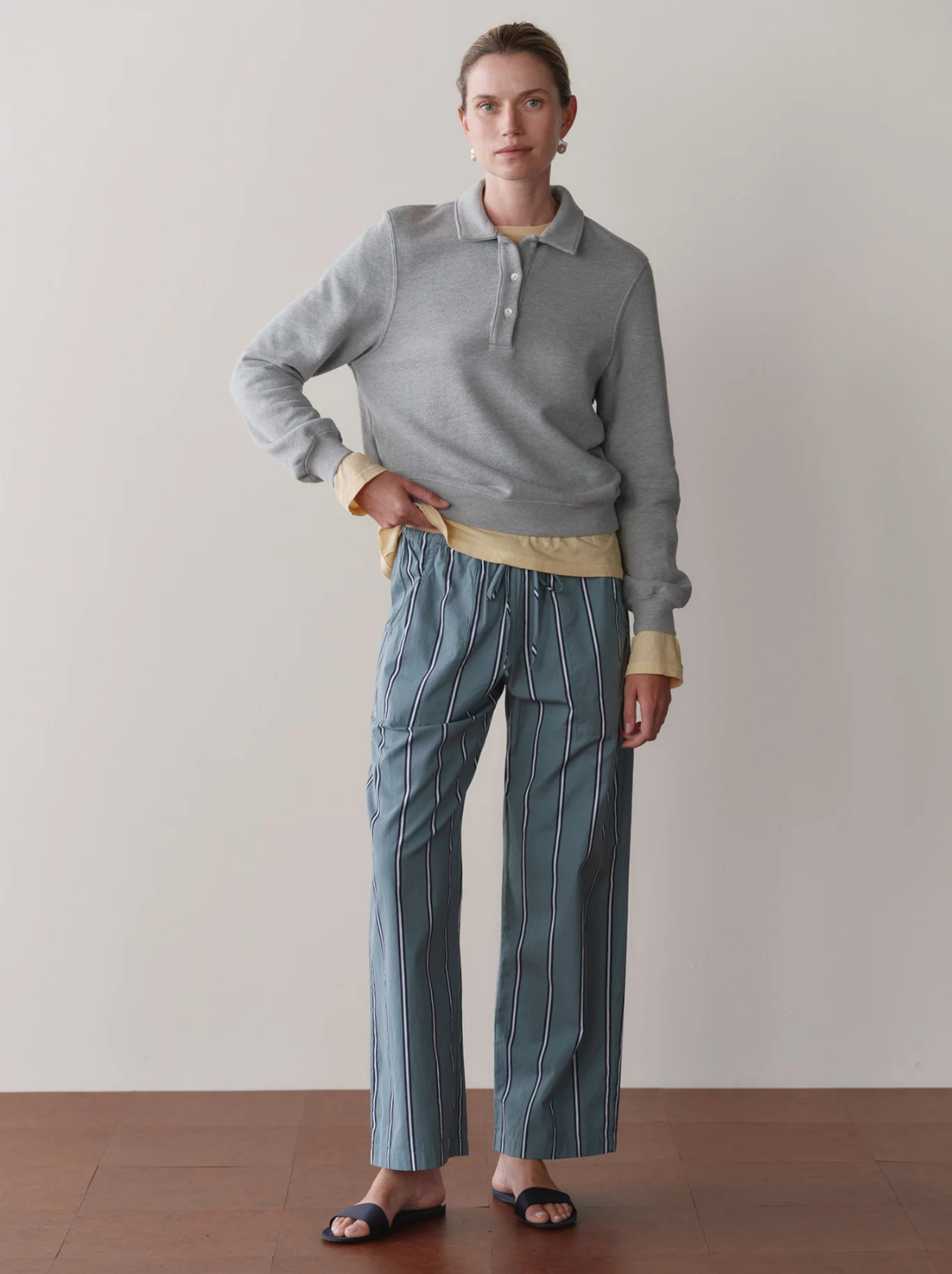 The Pop Stripe Drawstring Pant