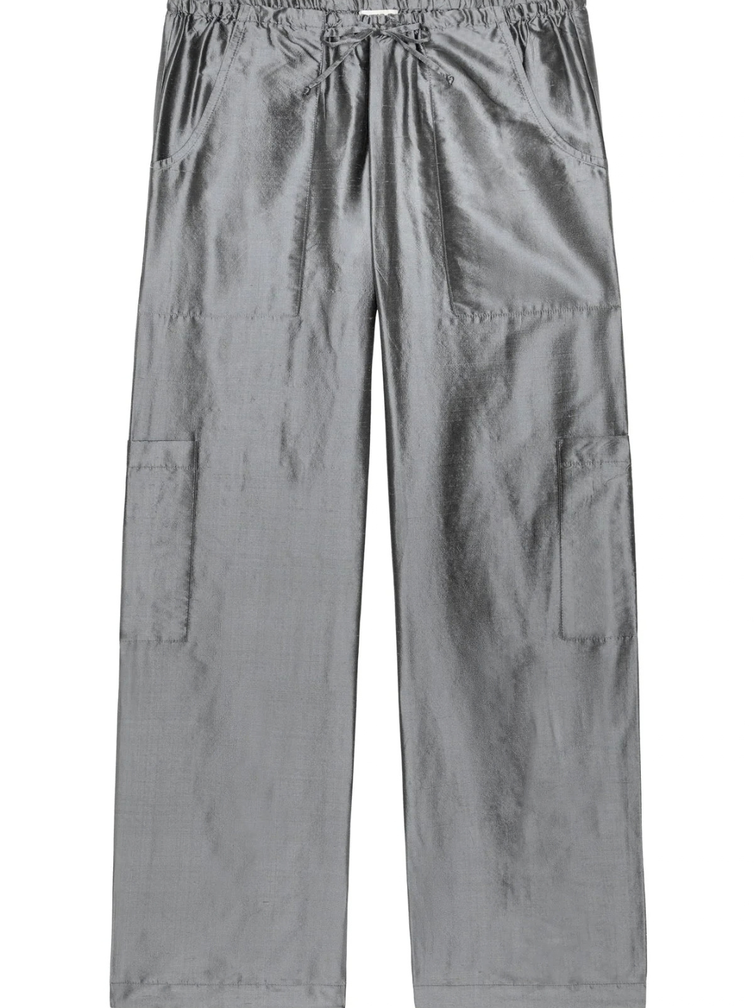 The Silk Taffeta Cargo Pant