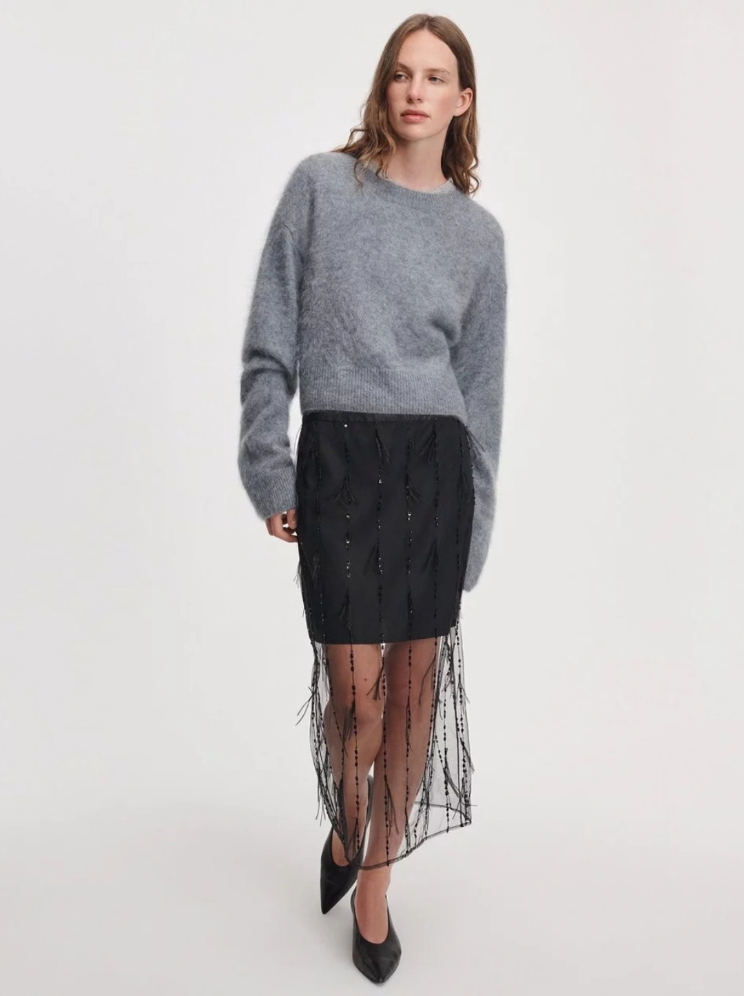 Jada Brushed Cashmere Crew