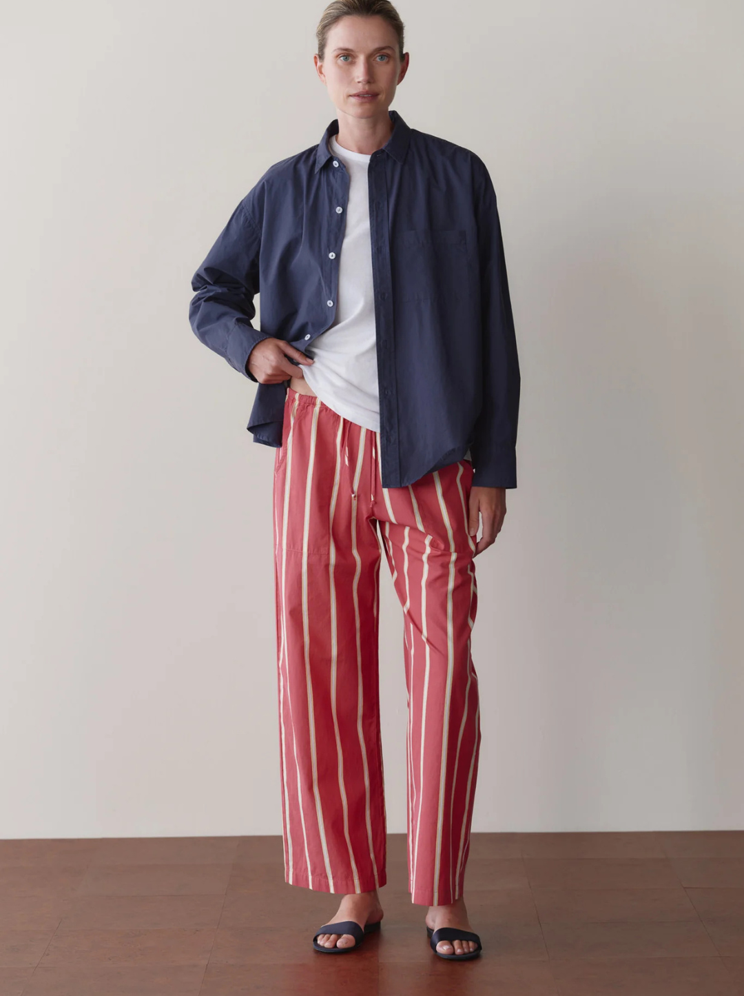 The Pop Stripe Drawstring Pant