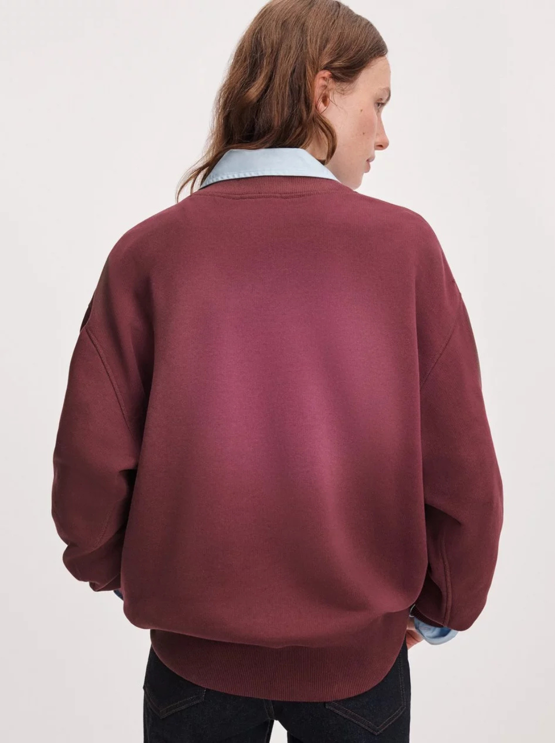 University Vintage Terry Oversized Sweatshirt