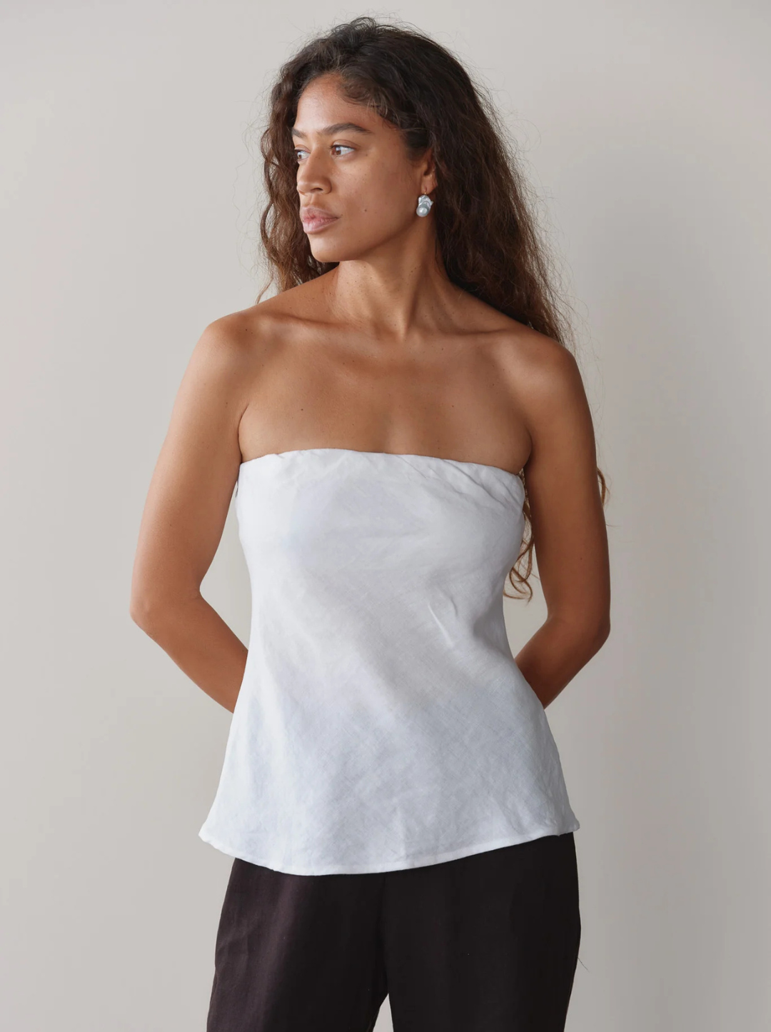 The Linen Tube Top