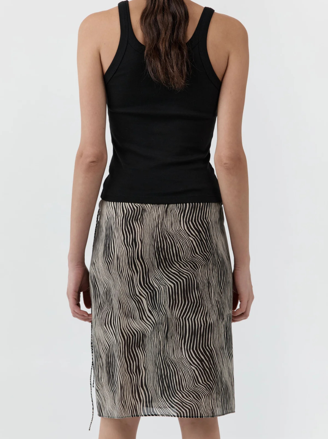 Savannah Silk Wrap Skirt