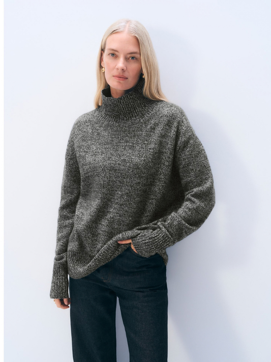 Cashmere Oversized Standneck