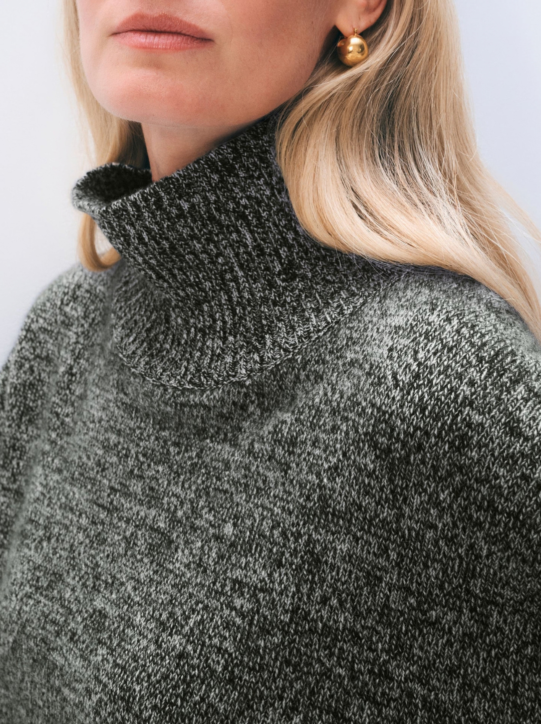 Cashmere Oversized Standneck