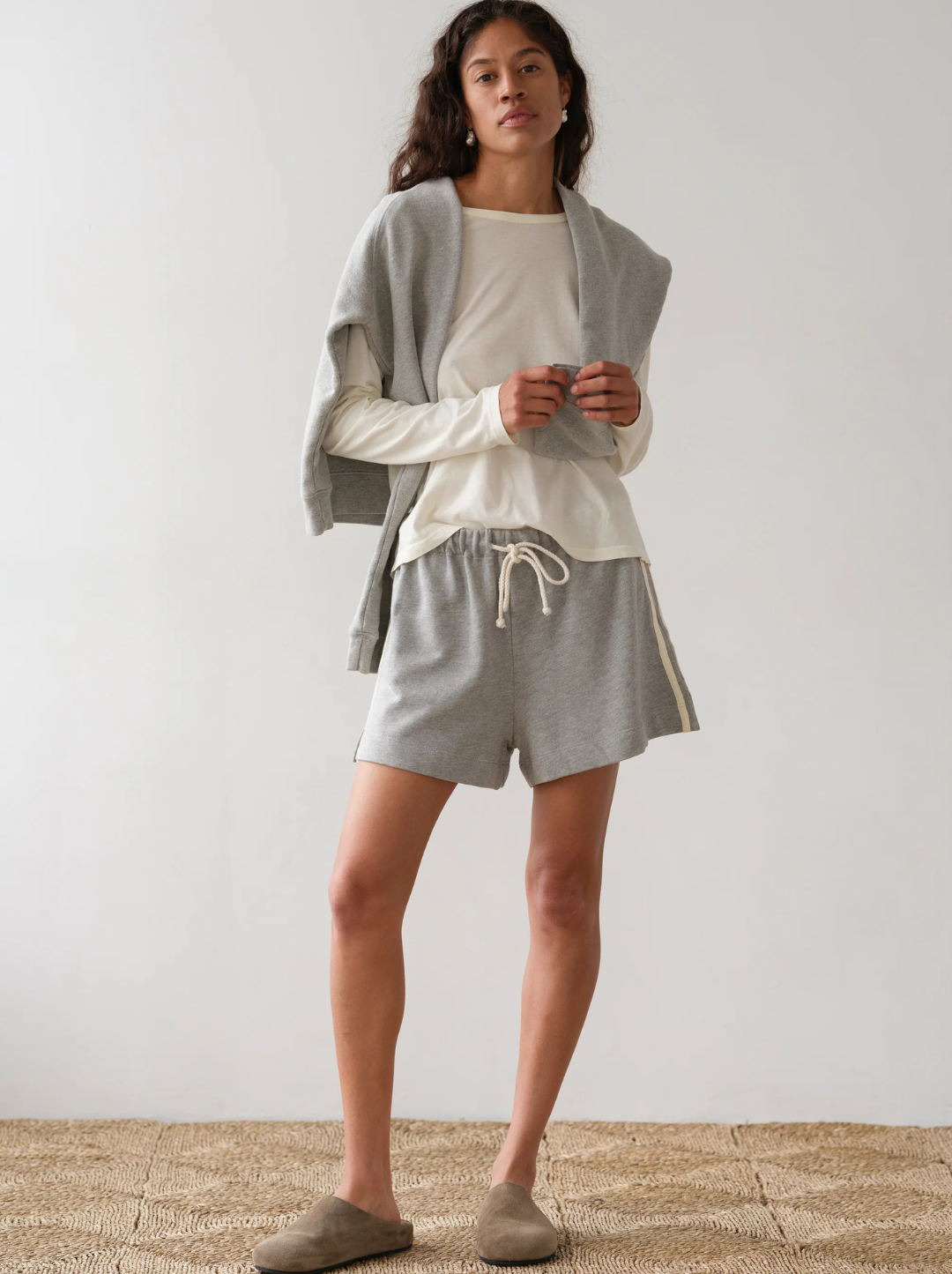 The Stripe Eco-Terry Short