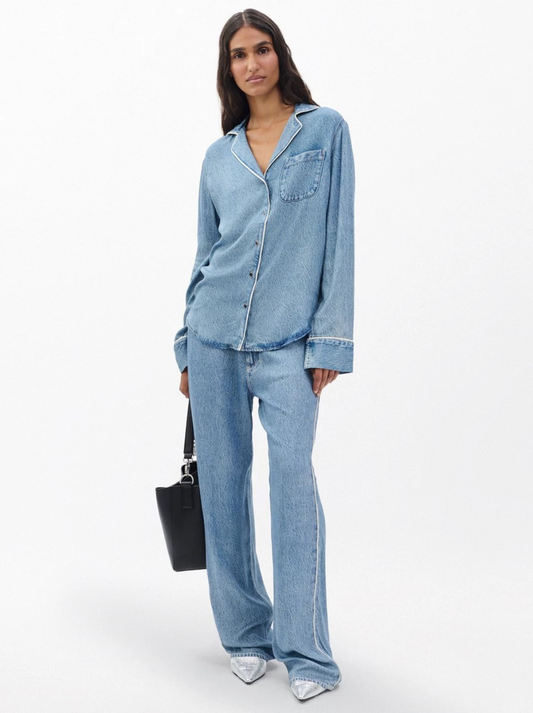 Miramar Slink Long Sleeve Lounge Shirt