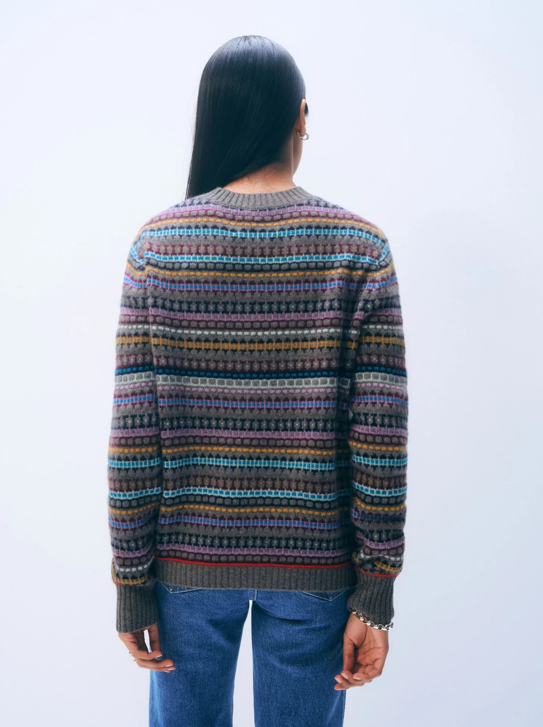 Cashmere Fair Isle Crewneck