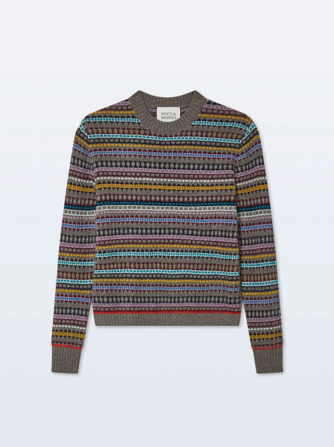 Cashmere Fair Isle Crewneck